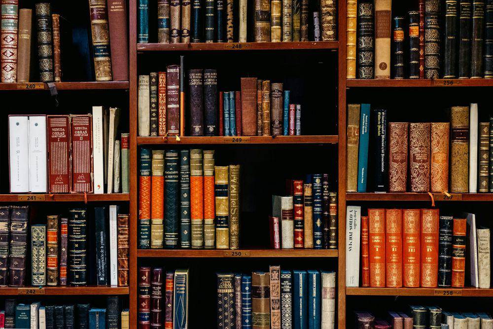 inspirasi penataan buku (unsplash.com/inakihxz)