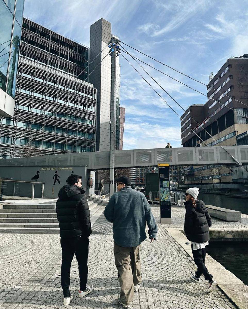 potret Refal Hady ke London (instagram.com/refalhady)