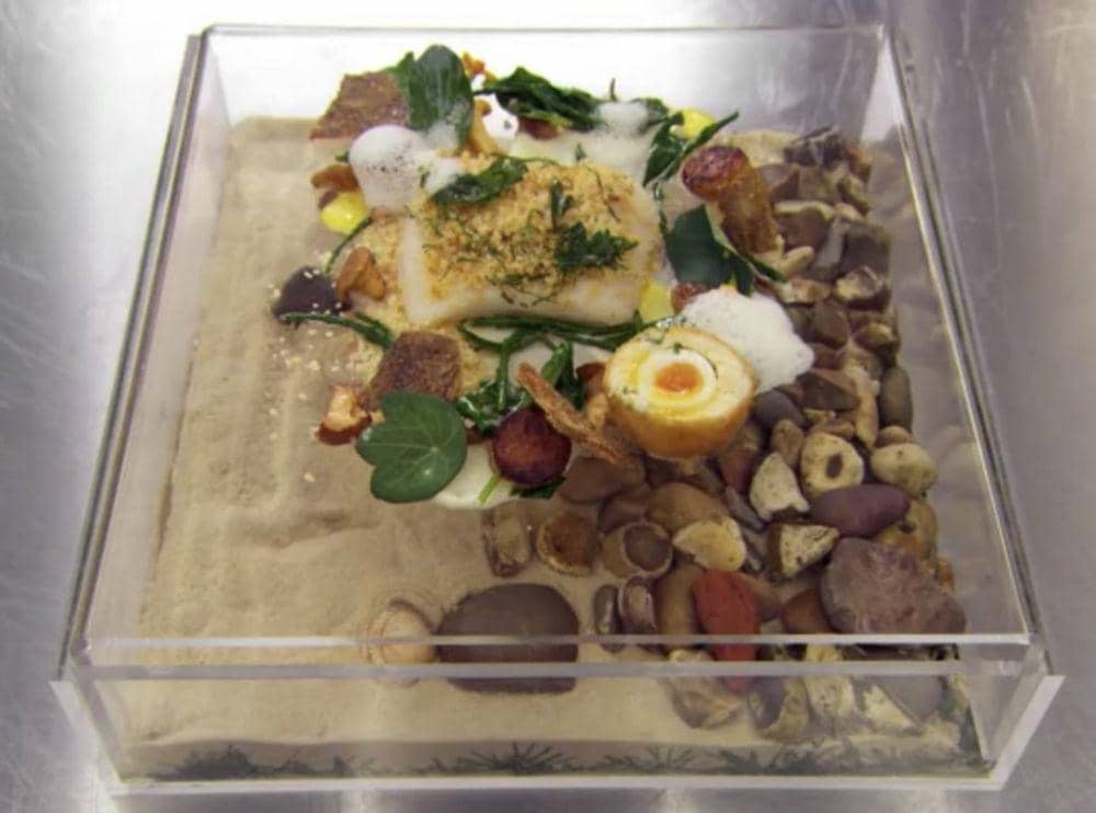 potret penyajian makanan konsep berpasir (reddit.com/user/eggmcgginton)