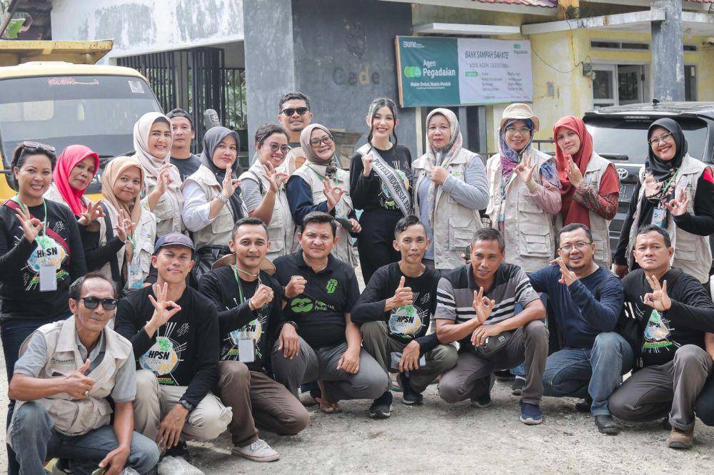 PT Pegadaian dan FORSEPSI Peringati Hari Peduli Sampah Nasional 2024 di Pangandaran. (Dok. Pegadaian)