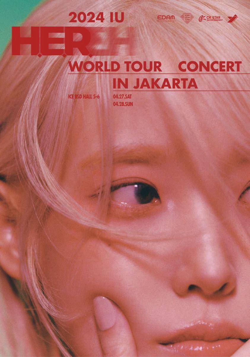 poster konser IU di Jakarta 2024 (twitter.com/ckstarid)