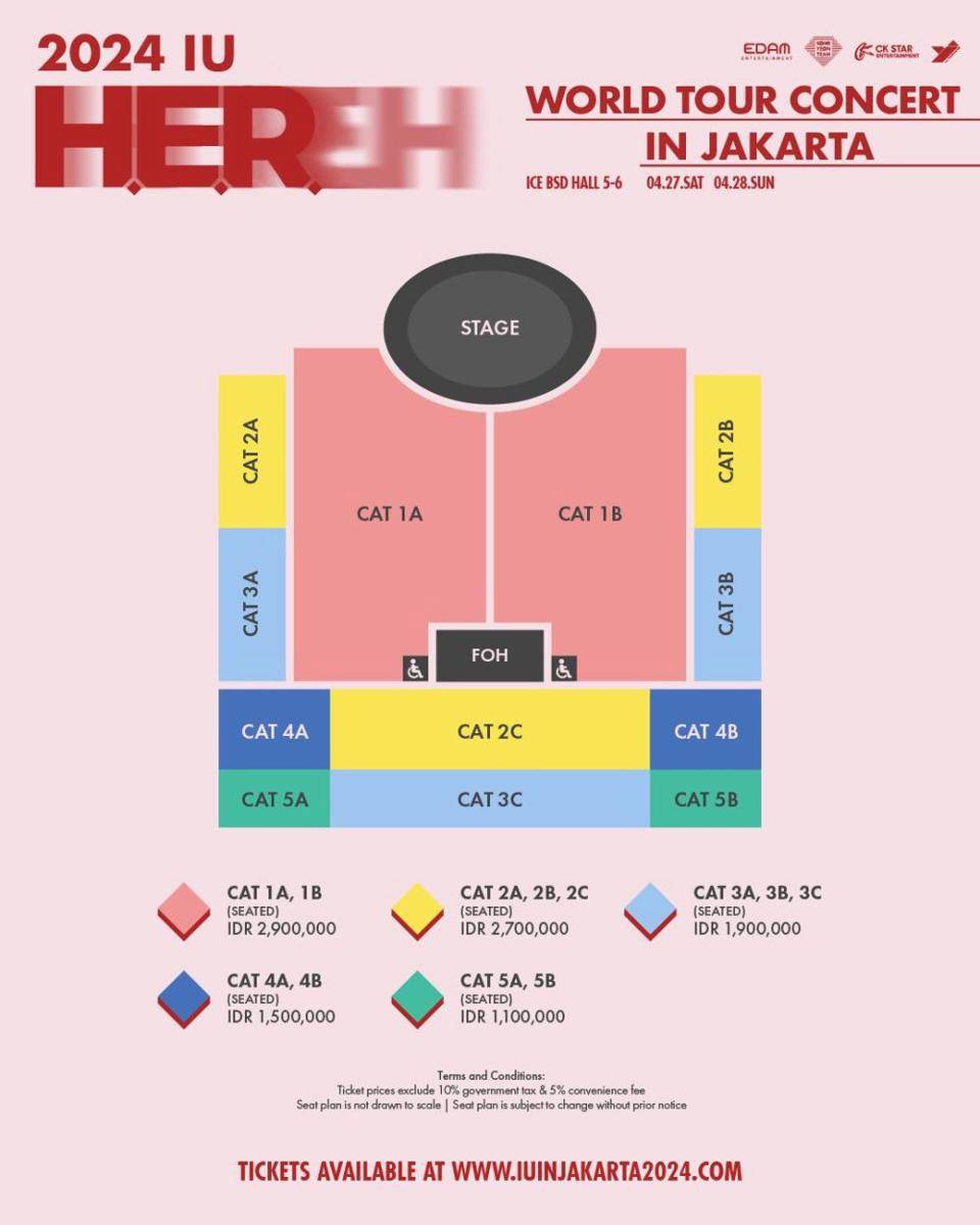 poster konser IU di Jakarta 2024 (twitter.com/ckstarid)