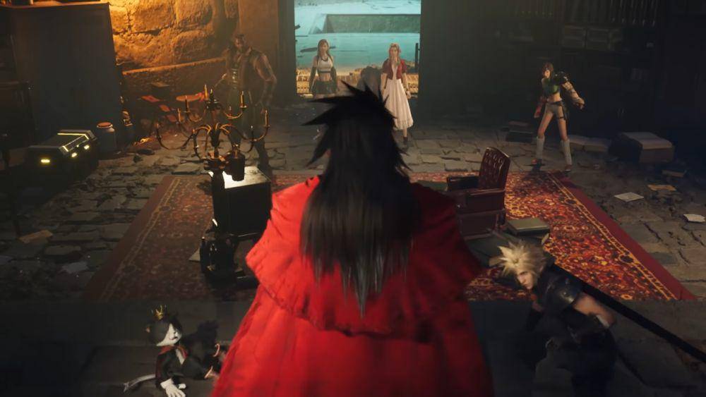 pertemuan dengan Vincent Valeninte versi Final Fantasy VII Rebirth (dok. Square Enix/Final Fantasy VII Rebirth)