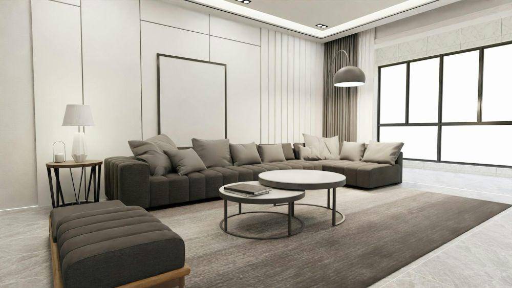 ilustrasi desain ruang tamu dengan sofa (pexels.com/dada _design)