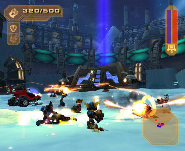 Gameplay Ratchet and Clank (dok. Insomniac Games/Ratchet and Clank: Up Your Arsenal)