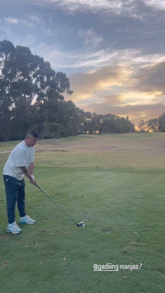 potret Surya, Gading, dan Omesh main golf di Melbourne (instagram.com/satyaramandha)