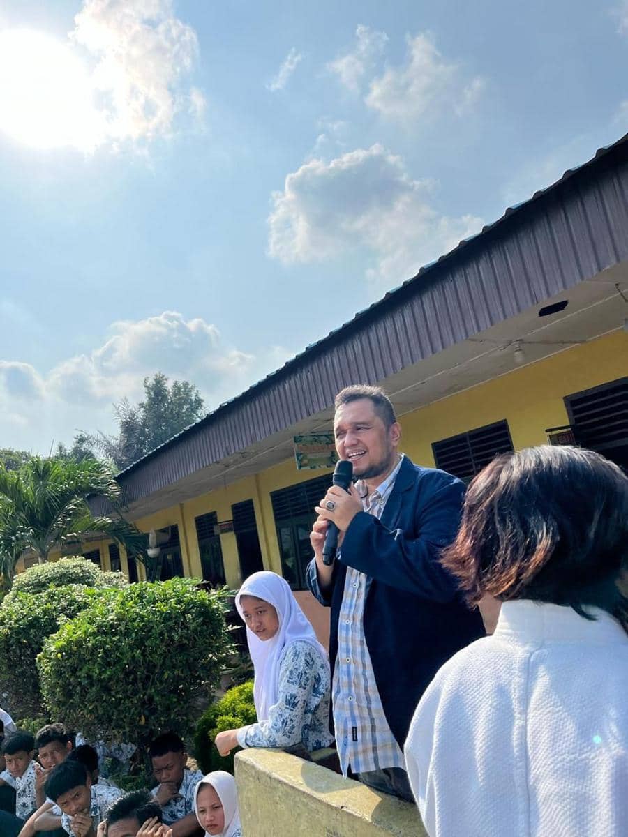 Sosialisasi judo ke sekolah di Deli Serdang (Dok.PJSI Deli Serdang)