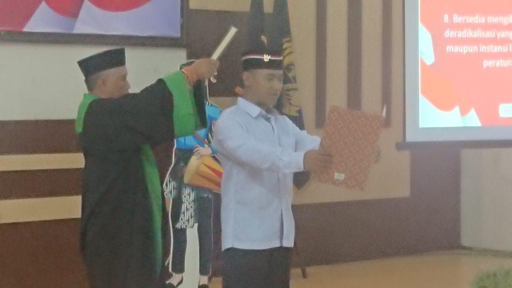 Narapidana Kasus Terorisme di Lapas Tulungagung Ikrar Setia NKRI