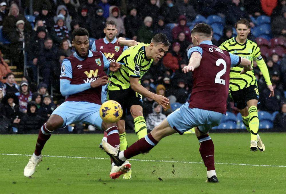 Burnley melawan Arsenal di Premier League 2023/2024. (premierleague.com)