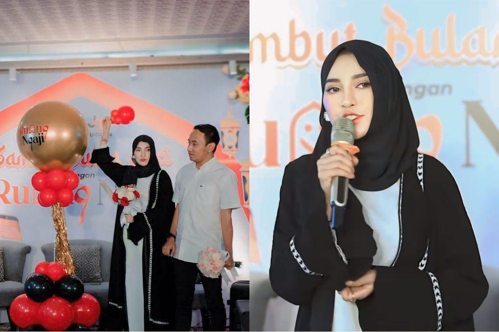 9 Potret Shandy Purnamasari saat Launching Fitur Baru di Ruang Ngaji