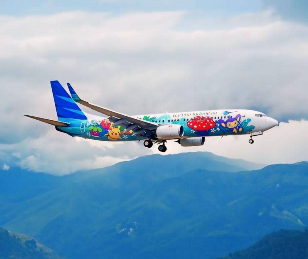 7 Potret Garuda Pikachu Jet, Pengalaman Terbang Unik Pencinta Pokemon