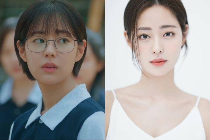 potret perbandingan Shin Seul Ki Single's Inferno di Pyramid Game vs real life (dok. TVING | instagram.com/shinseulkee)