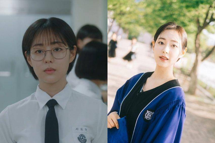 potret perbandingan Shin Seul Ki Single's Inferno di Pyramid Game vs real life (dok. TVING | instagram.com/shinseulkee)