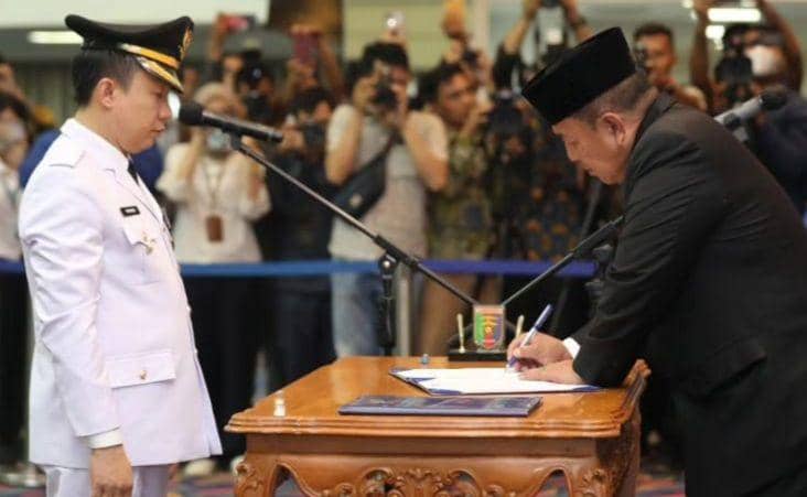 Kepala BPKAD Lampung Dilantik Pj Bupati Pringsewu, Gubernur Pesan Ini!
