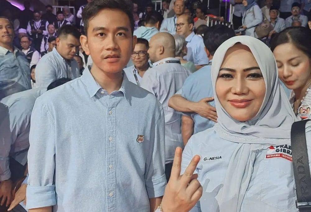 Diah Warih bersmaa Gibran Rakabuming.(Dok/Istimewa)