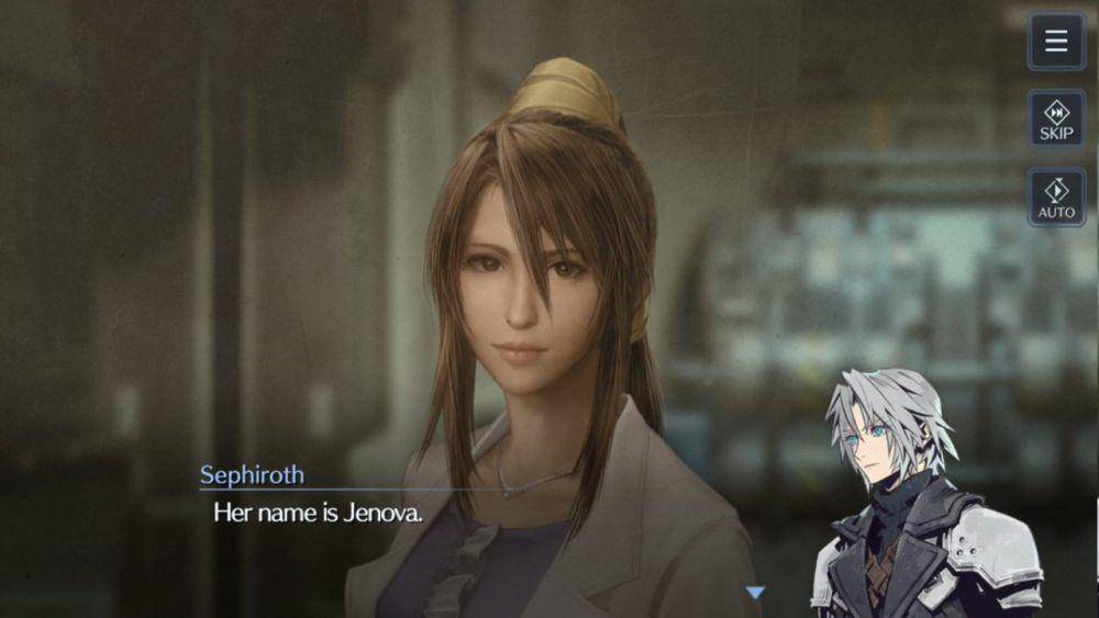 Sephiroth mengira Lucrecia adalah Jenova. (dok. Square Enix/Final Fantasy VII Ever Crisis)