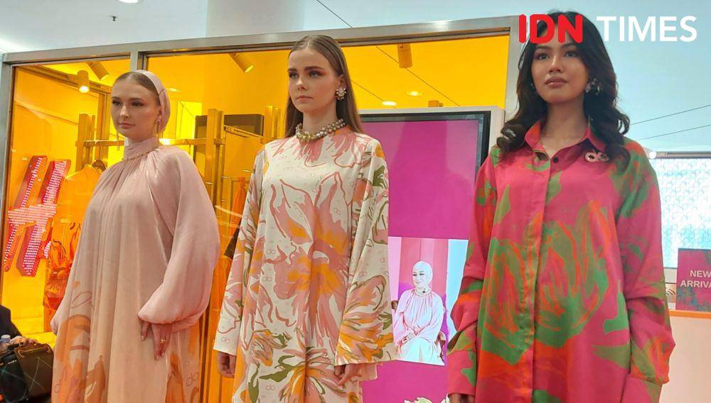 Peluncuran koleksi Madre oleh Caren Delano for Donna Prive ada Kamis (28/02/2024) di Mall Senayan City, Jakarta Selatan. (IDN Times/Jeremia Ananta)