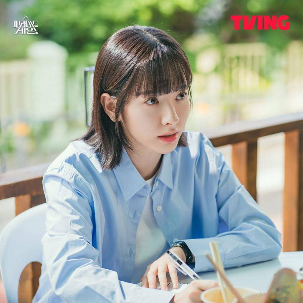 Sung Soo Ji (Bona WJSN) di drakor Pyramid Game (instagram.com/tving.official)