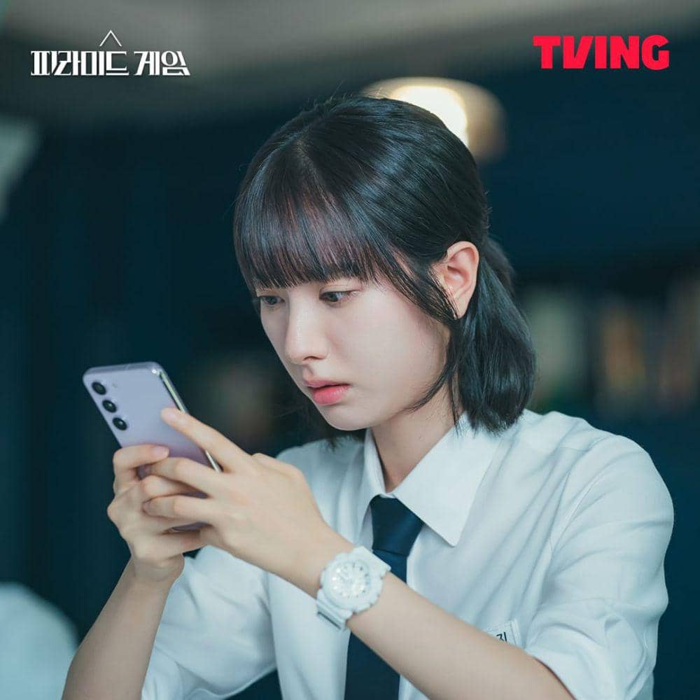 Sung Soo Ji (Bona WJSN) di drakor Pyramid Game (instagram.com/tving.official)