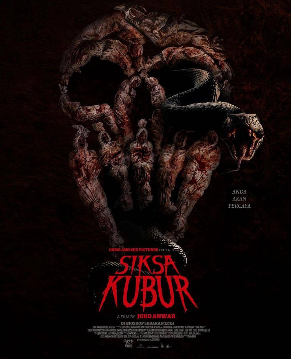 Official poster film Siksa Kubur. (instagram/jokoanwar)