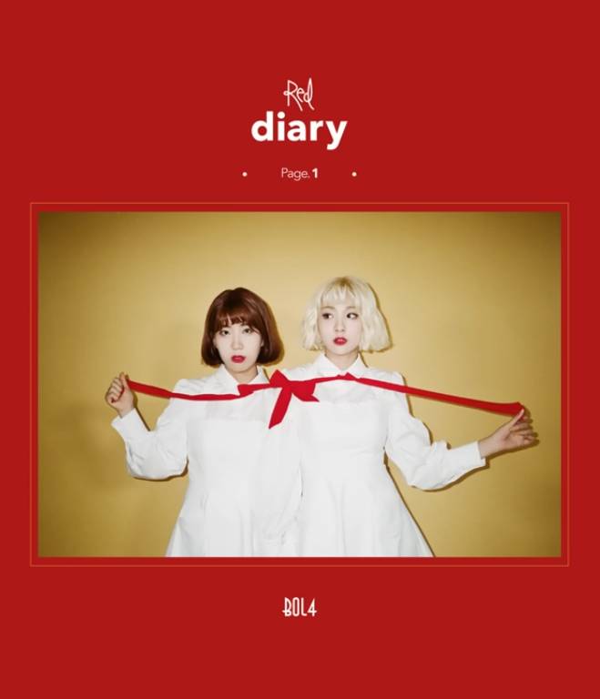 cover album Red Diary Page 1 dari BOL4 (youtube.com/볼빨간사춘기 BOL4)