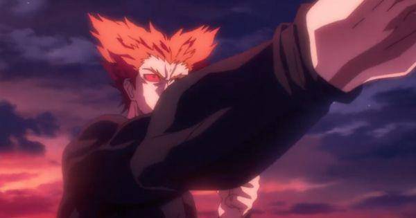 Garou saat menghadapi kedua petarung dari Asosiasi Monster ( Dok. EMOTION Label Channel / One Punch Man Season 3 )