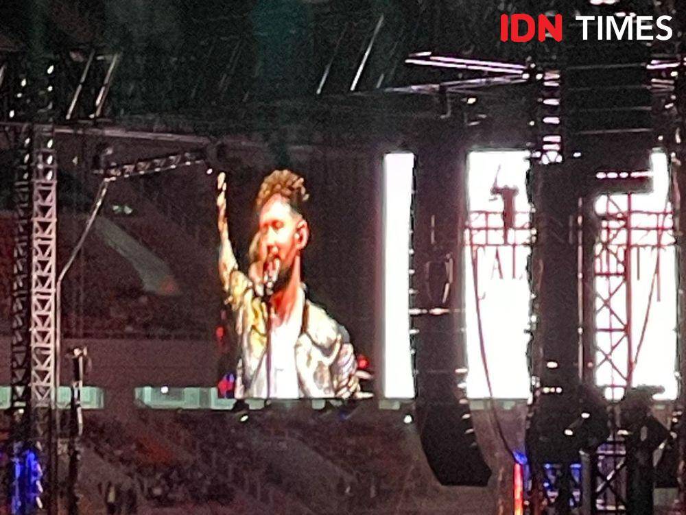 Calum Scott di konser Ed Sheeran Jakarta 2024 (IDN Times/Erfah Nanda)