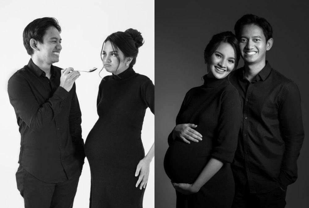 7 Pemotretan Maternity Sabrina Anggraini Jelang Lahiran Anak Pertama