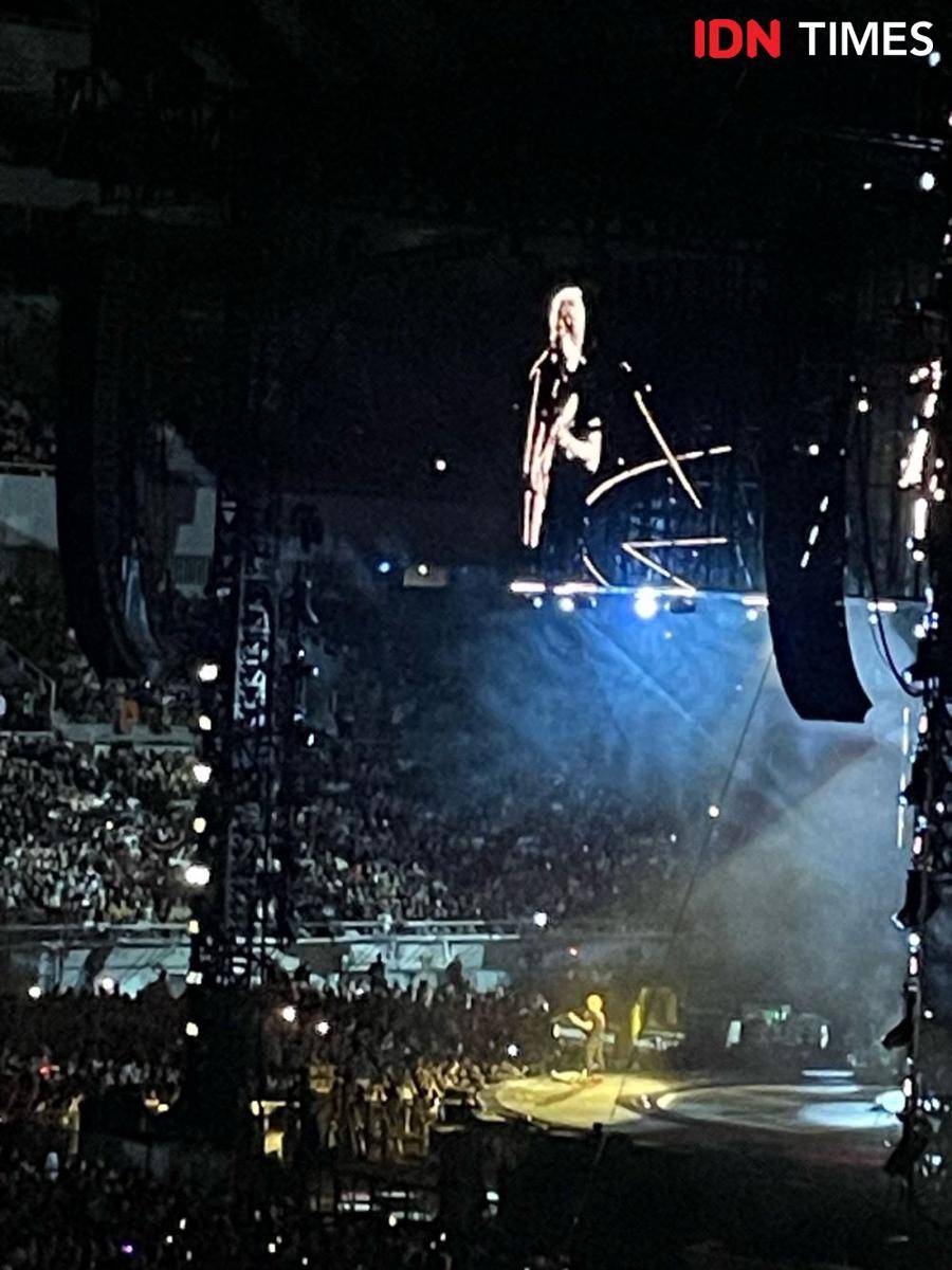 Ed Sheeran konser di Jakarta 2024 (IDN Times/Erfah Nanda)
