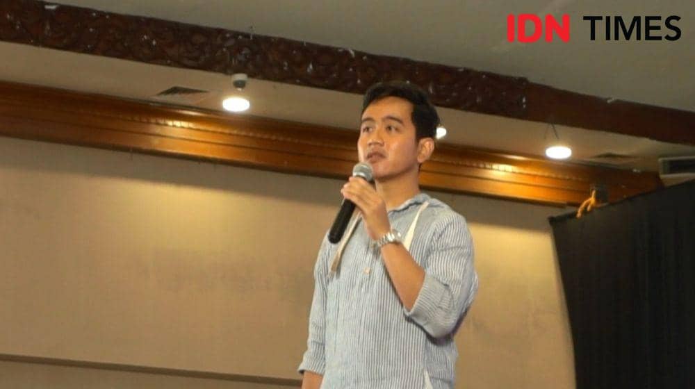 Cawapres nomer urut 02, Gibran Rakabuming Raka. (IDN Times/Larasati Rey)