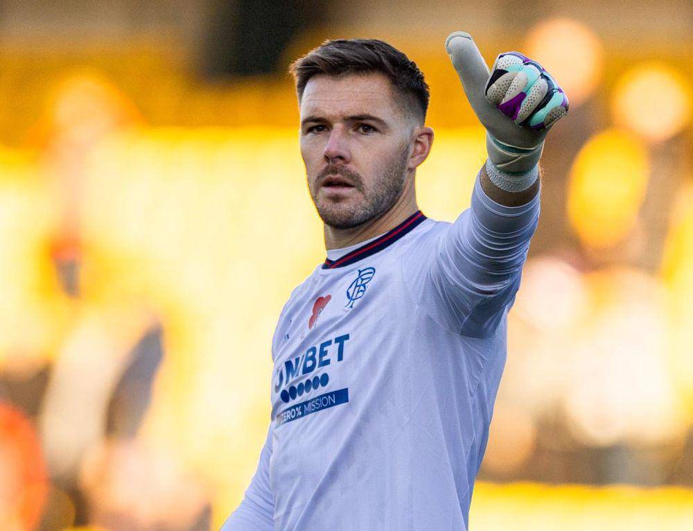 Jack Butland saat memperkuat Rangers FC. (instagram.com/jbutland_)