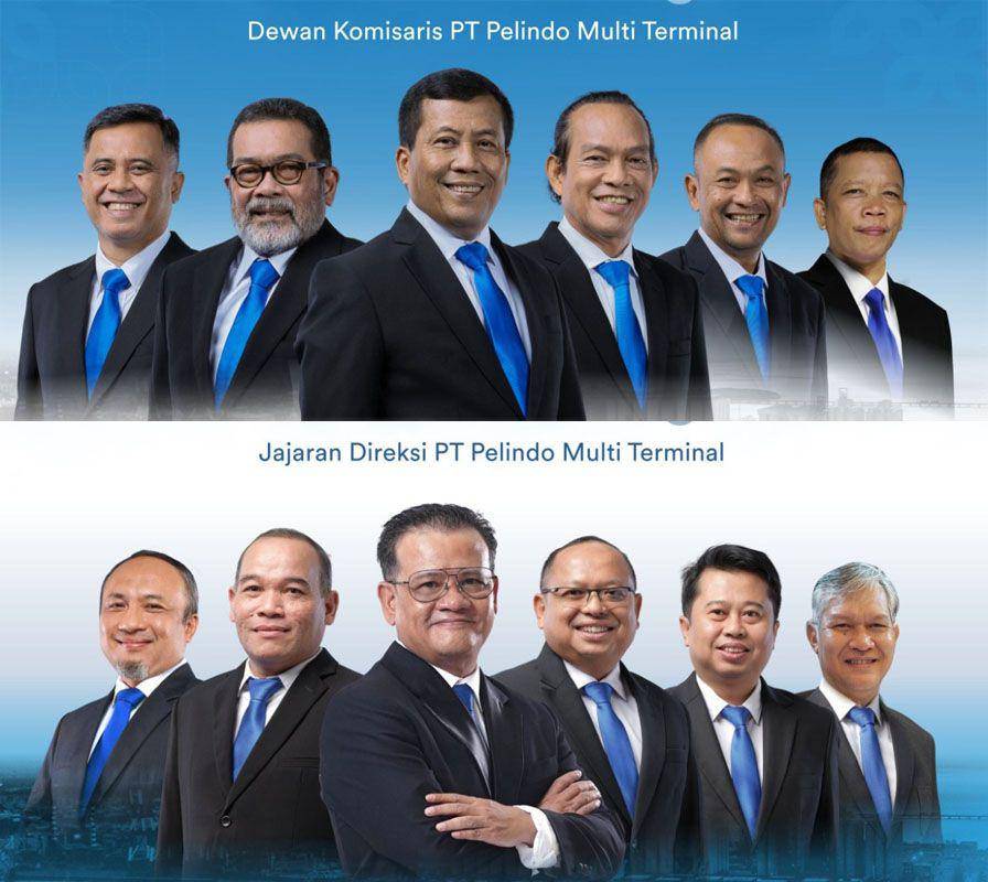 Jajaran Direksi dan Dewan Komisaris Baru PT Pelindo Multi Terminal (Dok. SPMT)