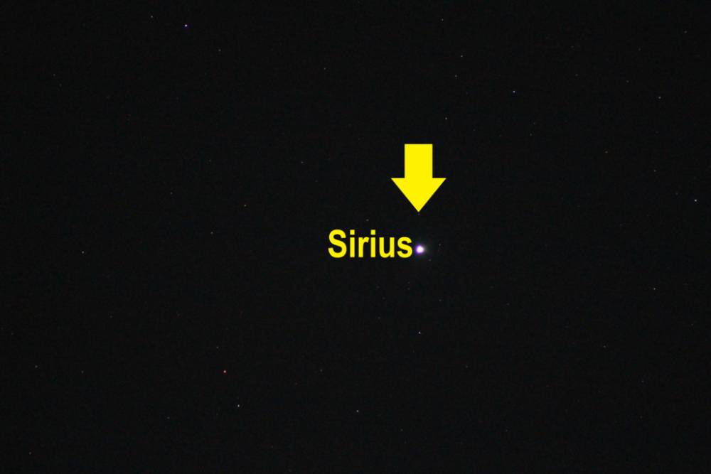 potret bintang Sirius di langit malam pada 9 Oktober 2022 (commons.wikimedia.org/Zonk43)
