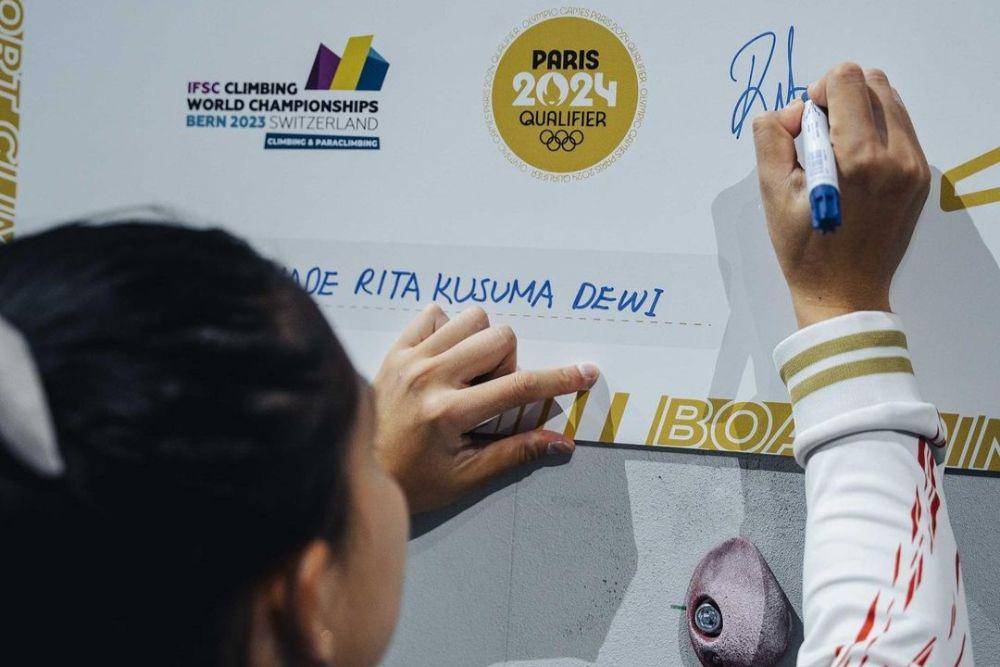 Pemanjat speed putri Indonesia, Desak Made Rita Kusuma Dewi mengamankan tiket Olimpiade 2024 Paris (instagram.com/desakmaderita01)