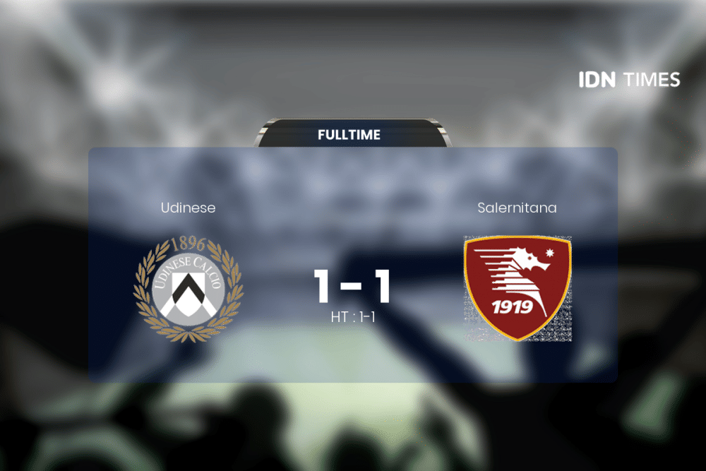 Duel Udinese Vs Salernitana Berakhir Antiklimaks