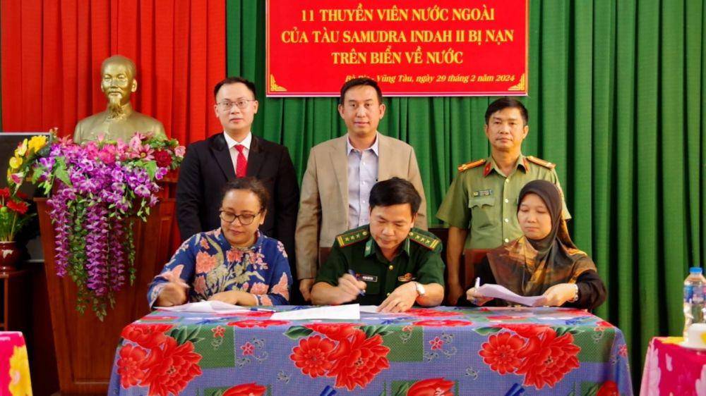 10 ABK WNI dipulangkan dari Vietnam. (dok. KJRI Ho Chi Minh City)