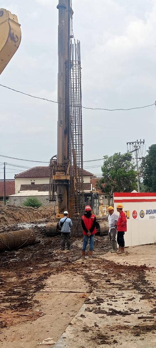 Pengerjaan tol Yogya-Solo Seksi 2 Trihanggo-Junction Sleman Sudah 27 Persen (Dokumentasi PT. Adhi Karya)