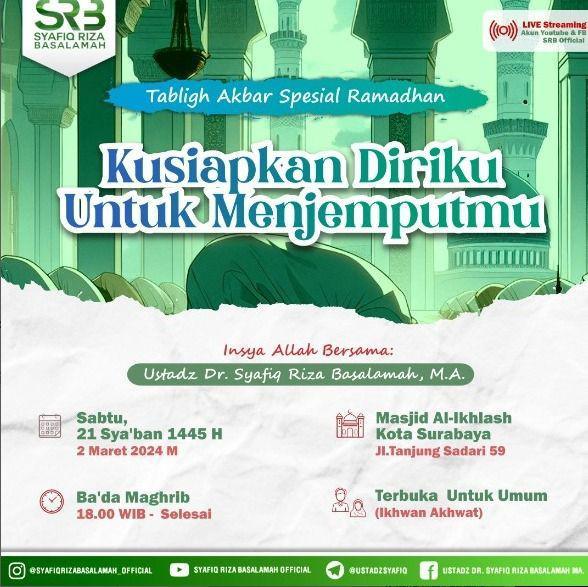 Ansor Kembali Tolak Pengajian Ustaz Syafiq Basalamah di Surabaya