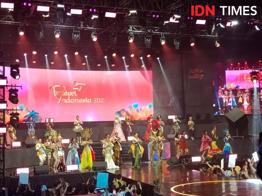 Preliminary Puteri Indonesia 2024 di Balai Sarbini, Jakarta, pada Sabtu (2/3/2024)