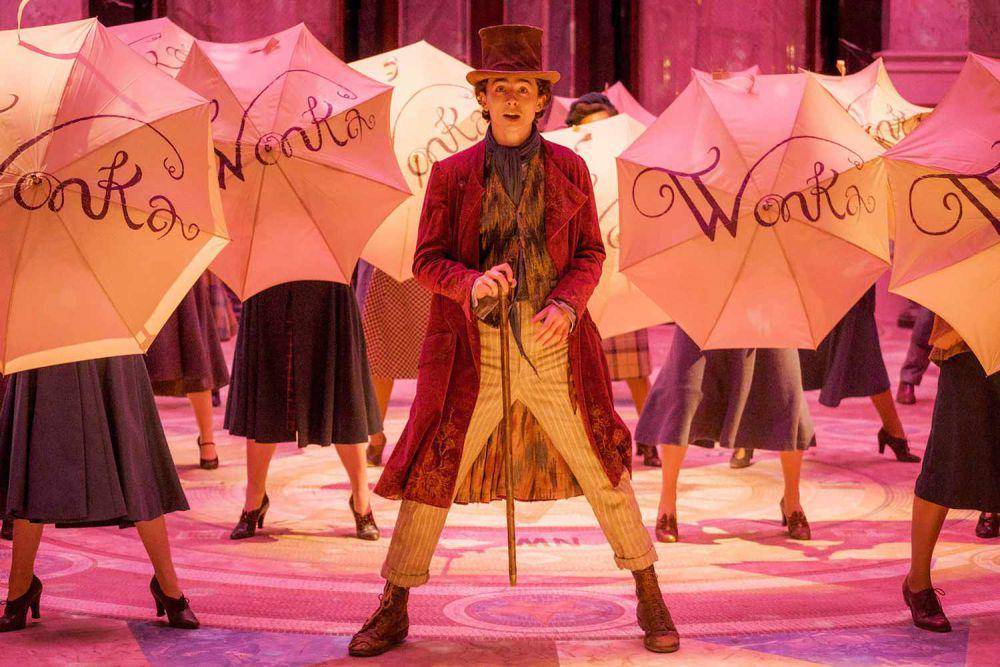Timothée Chalamet dalam film Wonka (dok. Warner Bros. Pictures/Wonka)