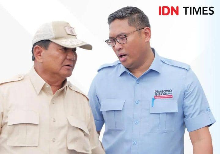 Ketua DPD Gerindra Jateng Sudaryono (kiri) saat bersama Prabowo Subianto.(IDN Times/Foto : IG@sudaru_sudaryono)