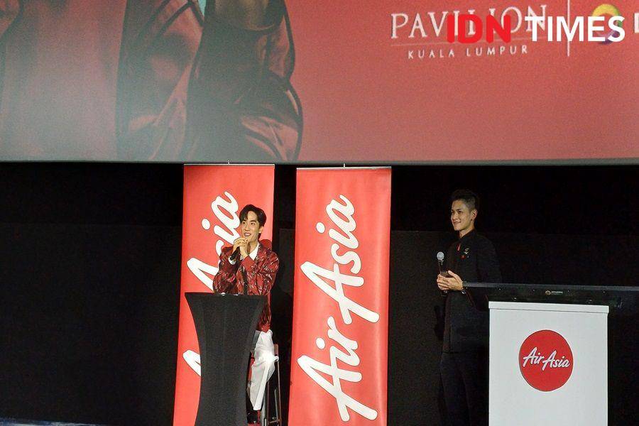AirAsia Takeover Thailand bersama Tay Tawan, Malaysia (IDN Times/Dhiya Awlia Azzahra)