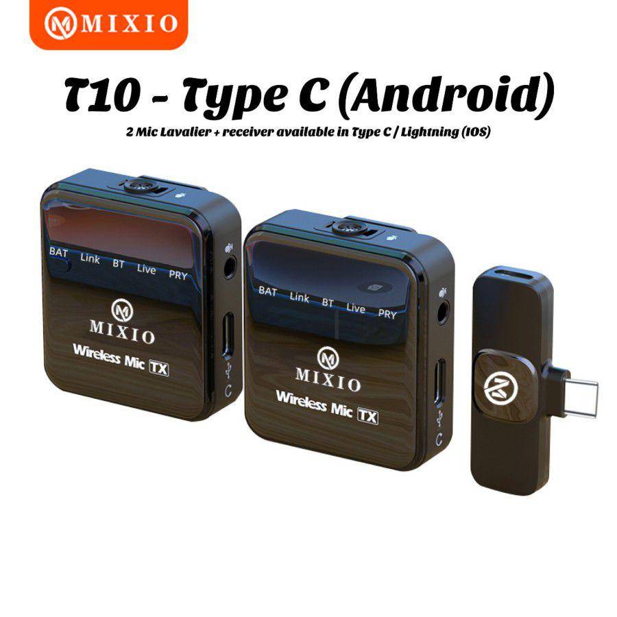 MIXIO T10 Wireless Microphone Professional (tokopedia.com/MIXIO Official Store)