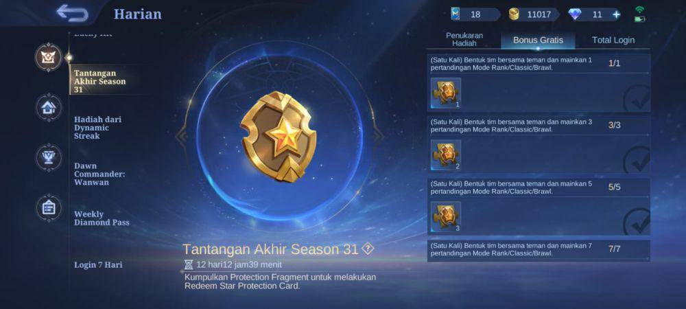 Tantangan Akhir Season S31 MLBB (dok. Moonton/Mobile Legends)