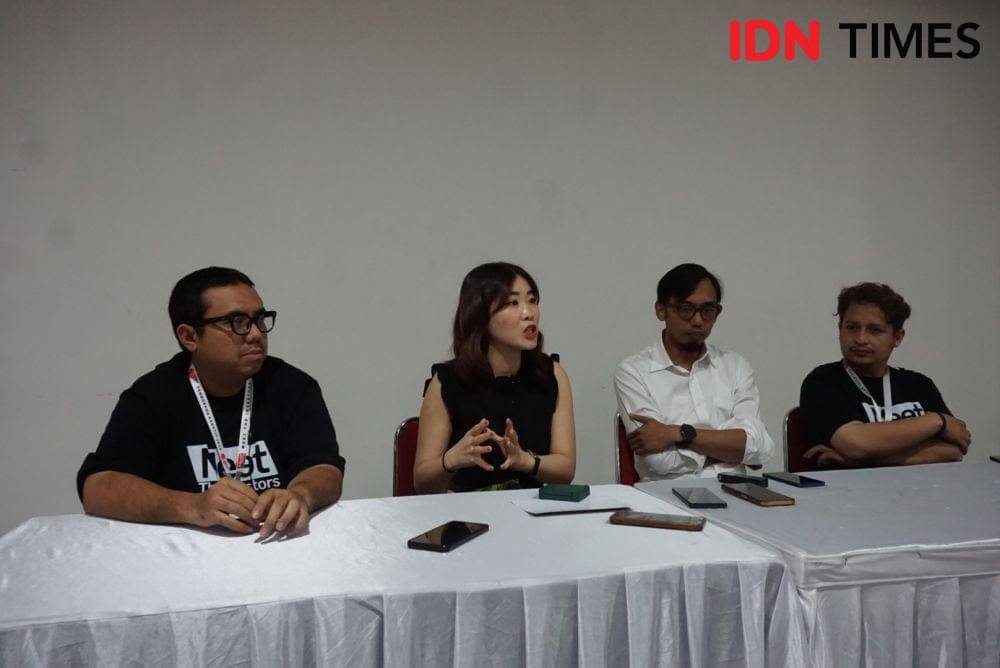 Jumpa pers Meet The Investors, di Jogja Expo Center (JEC), Minggu (3/3/3034). (IDN Times/Herlambang Jati Kusumo)