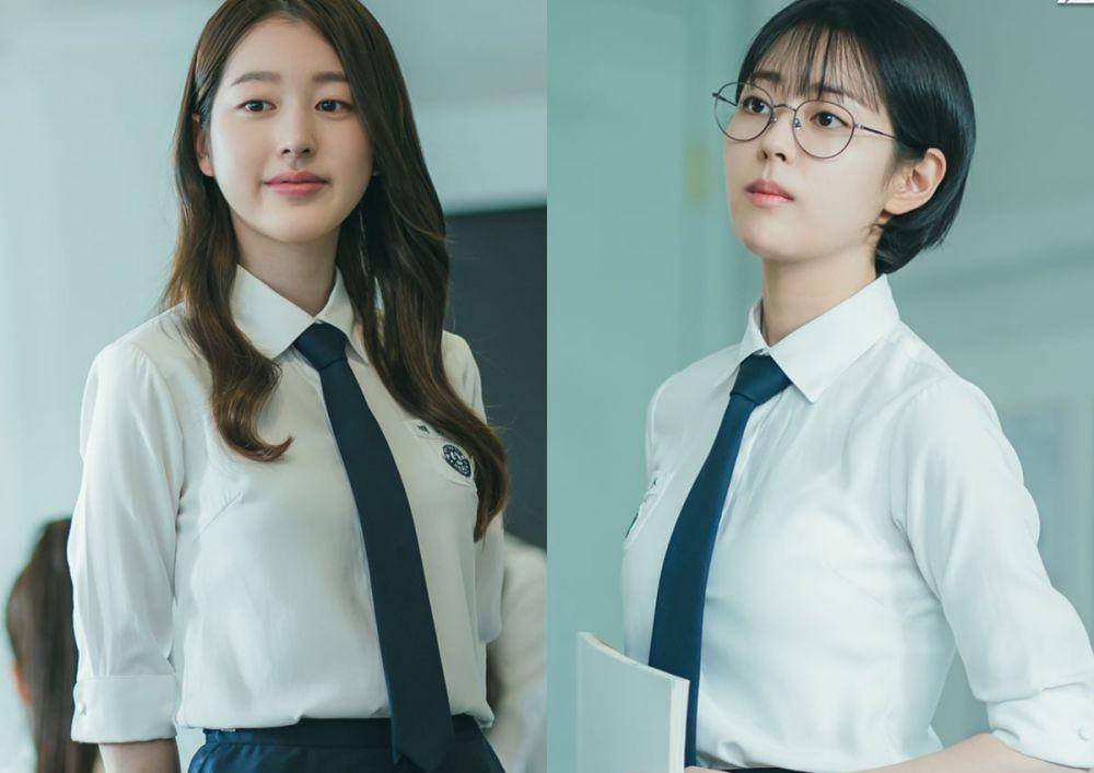 Jang Da Ah dan Shin Seul Ki di Pyramid Game (instagram.com/tving.official)