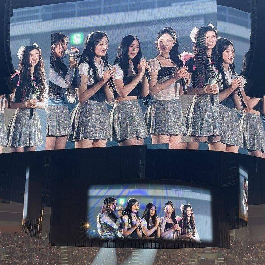 NewJeans di konser IU (twitter.com/newjeans_loop)
