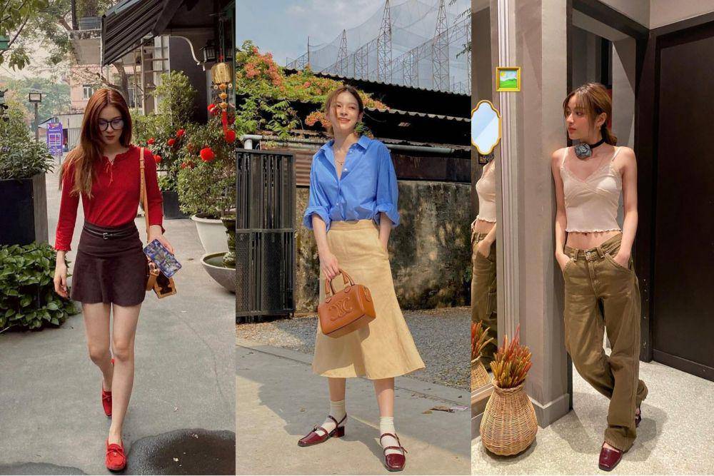 ide styling sepatu merah ala Prim Chanikarn (instagram.com/primiily)