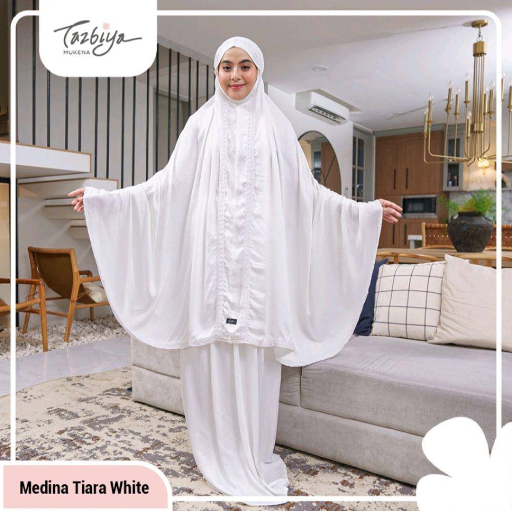 Mukena untuk tarawih (shopee.id/Tazbiya Official)