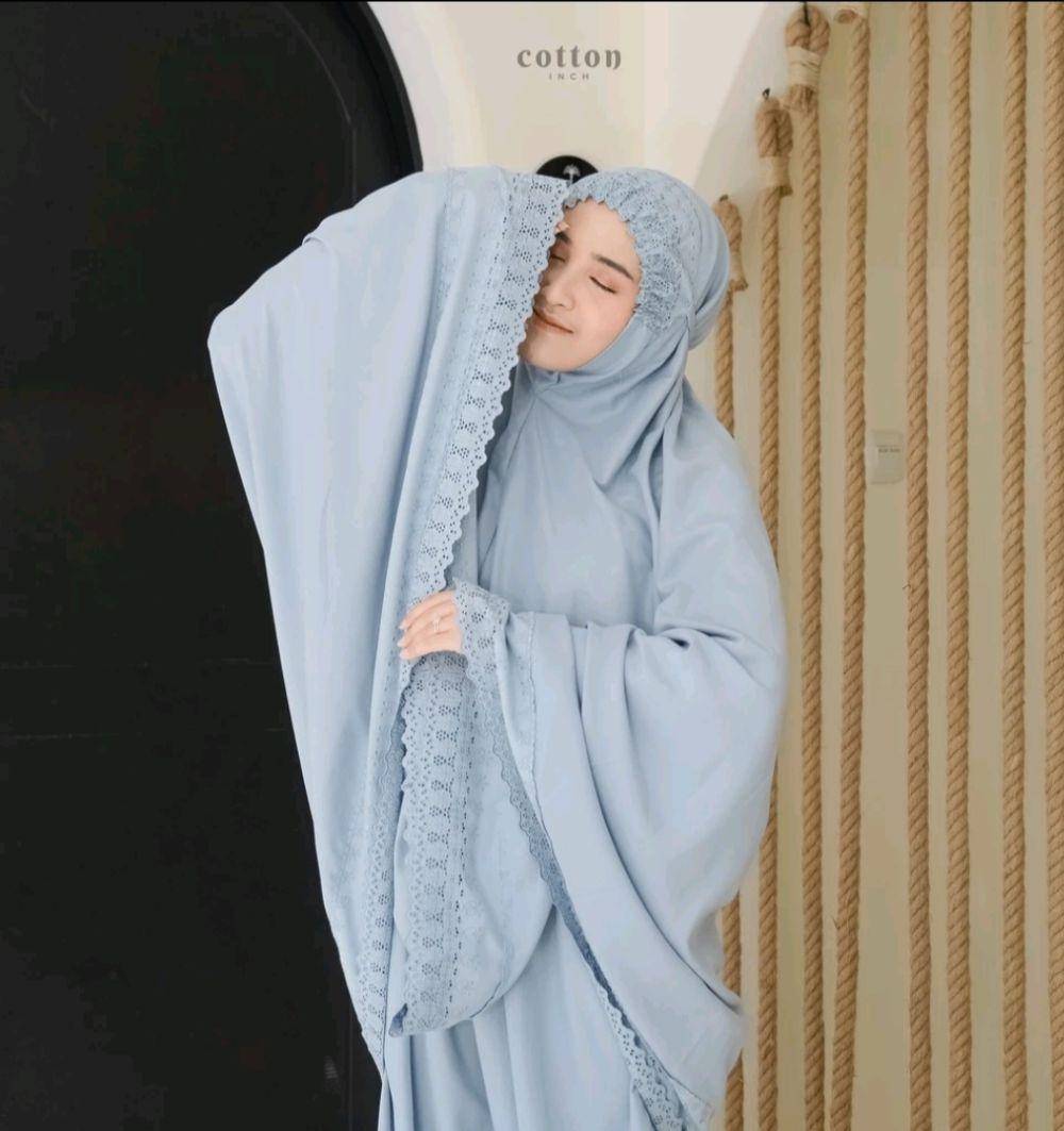 Mukena untuk tarawih (shopee.id/cotton inch official)
